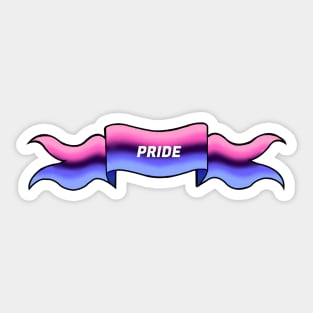 omnisexual pride banner Sticker